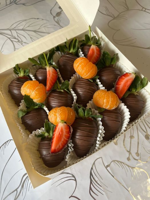 Клубника Шоколаде 8 Март Подарок