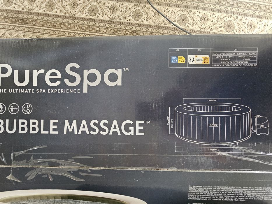 Jacuzzi intex spa 6 pers