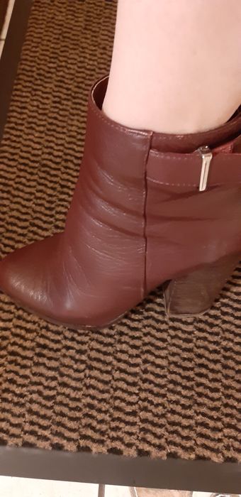 Lot botine și cizme damă din piele naturală mărimea 35