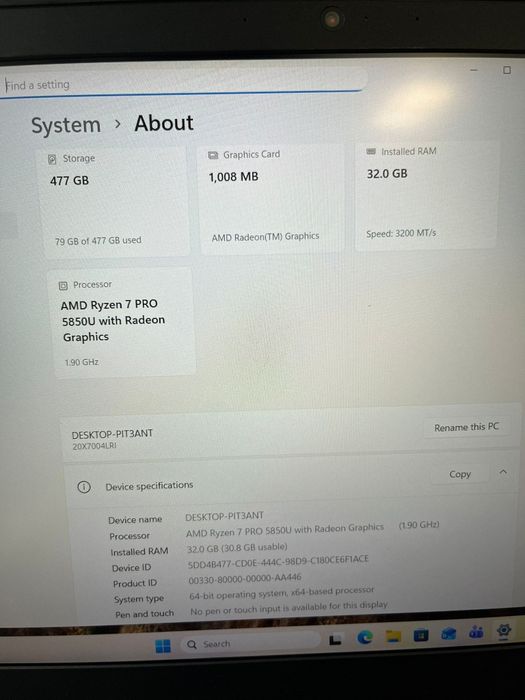 Lenovo L15 Gen 2 Amanet BKG