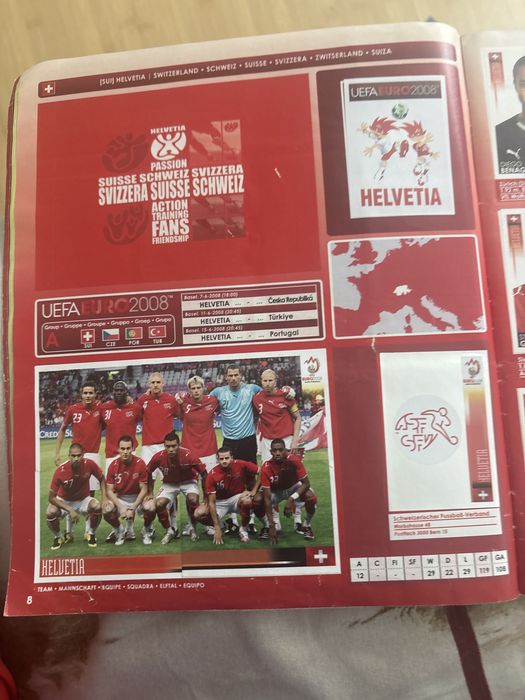 Vand album Panini Uefa Euro 2008 Complet