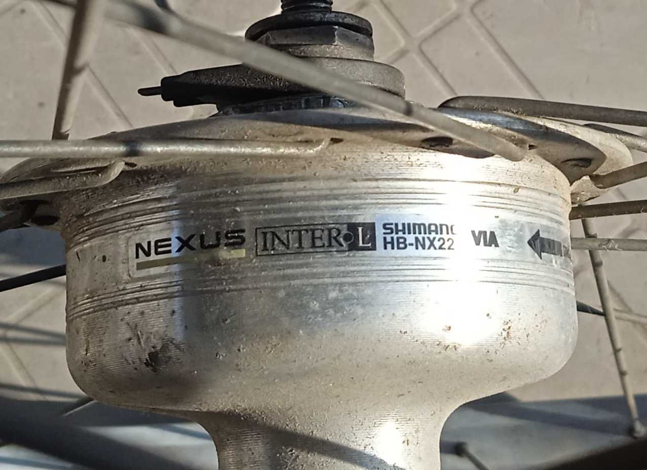 Колесо генератор Shimano динамо-втулка: 5 000 тг. - Вело Алматы на Olx