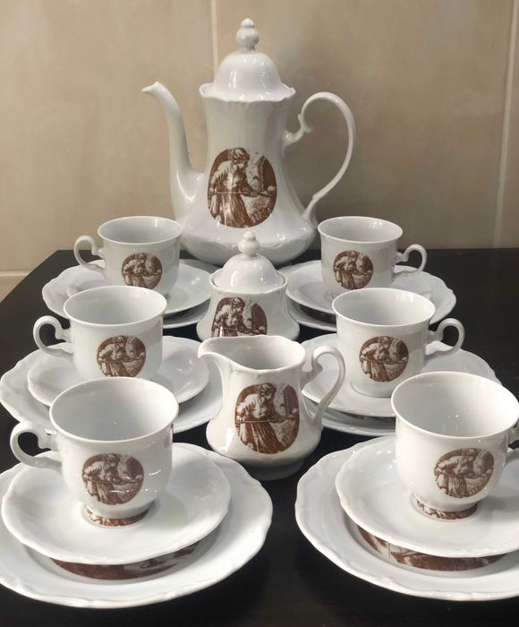 Serviciu /Set de  cafea /ceai din portelan Bavaria Germany.