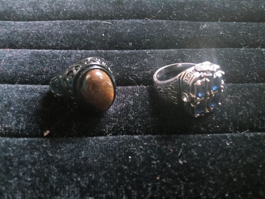 Перстни мельхиоровые винтаж.