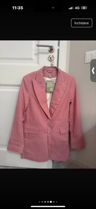 Costum h&m, marime xs, nou cu eticheta