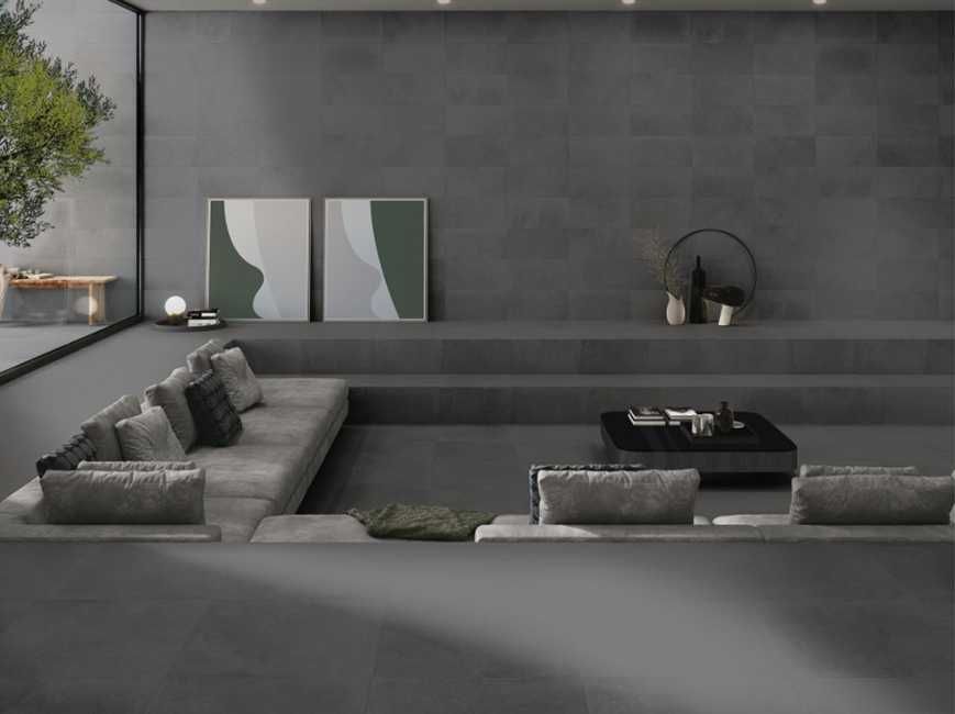 Gresie portelanata Midtown Anthracite Mate 60×120