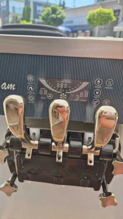 Нова сладолед машина нощно и предварително охлаждане 3 вкуса 28л/ч