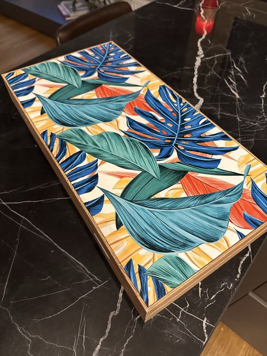 Set de Table/Backgammon Premium – Design Exotic, Lemn