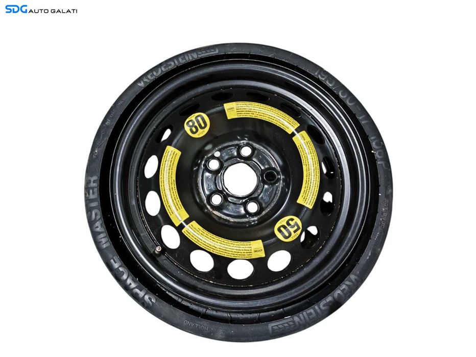 Roata Janta Rezerva Slim 5x120 195 80 R17 17 Volkswagen Touareg 2.5 TDI 2003 - 2010 Cod 7L6601027B [L2857]