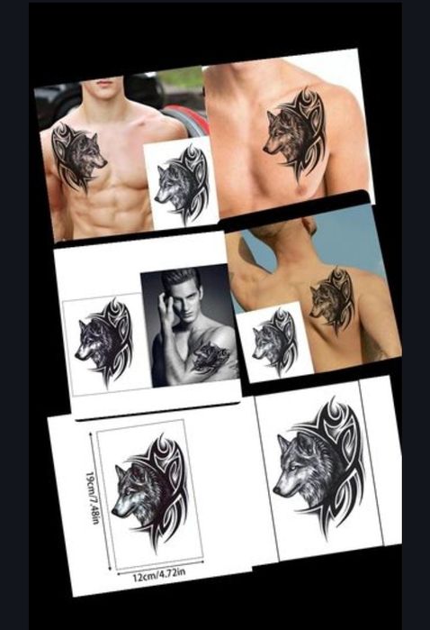 Временные тату наклейки