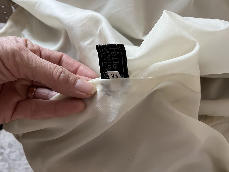 Geaca piele dama crem