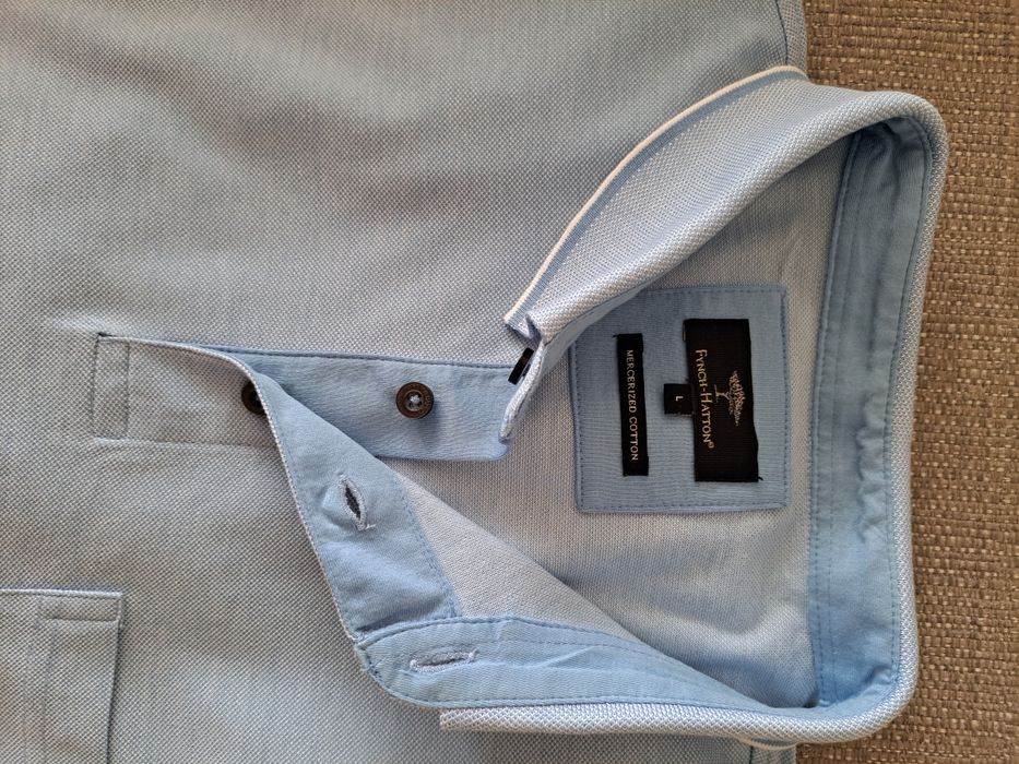 Мъжка блуза с яка L / XL