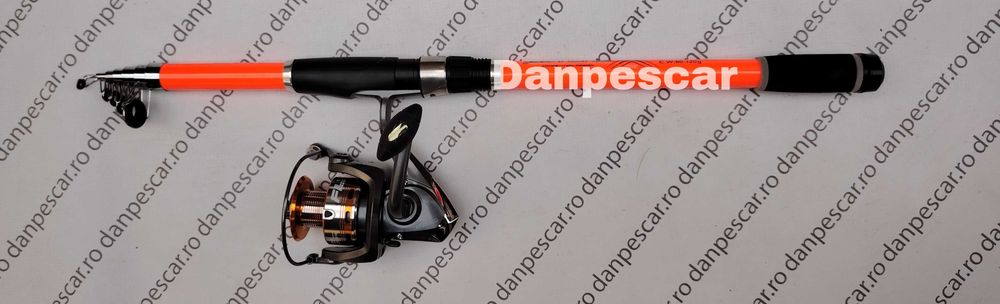 Set Lanseta Telescopice 3m 80-120gr + Mulineta FL EFB5000 6 rulmenti