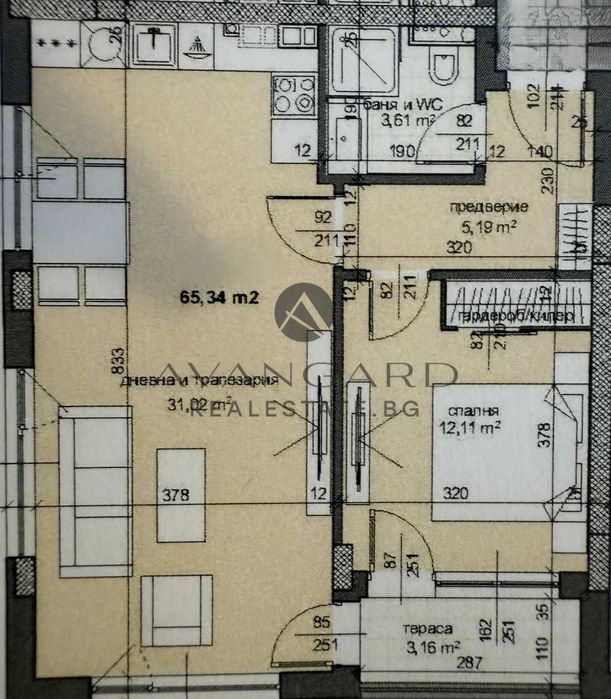 Продава се Двустаен апартамент в Пловдив, Тракия - 76 кв.м за 866 €/кв.м - Снимка #7