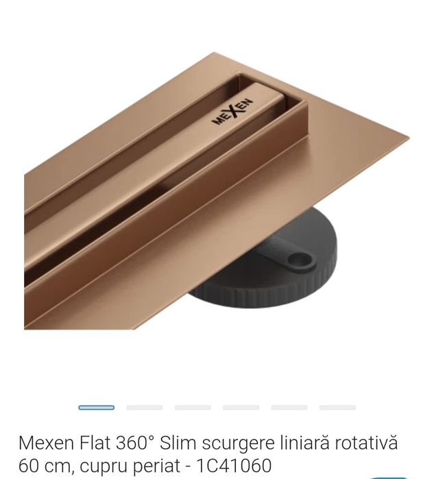 Rigola de dus NOUA, slim 60 cm