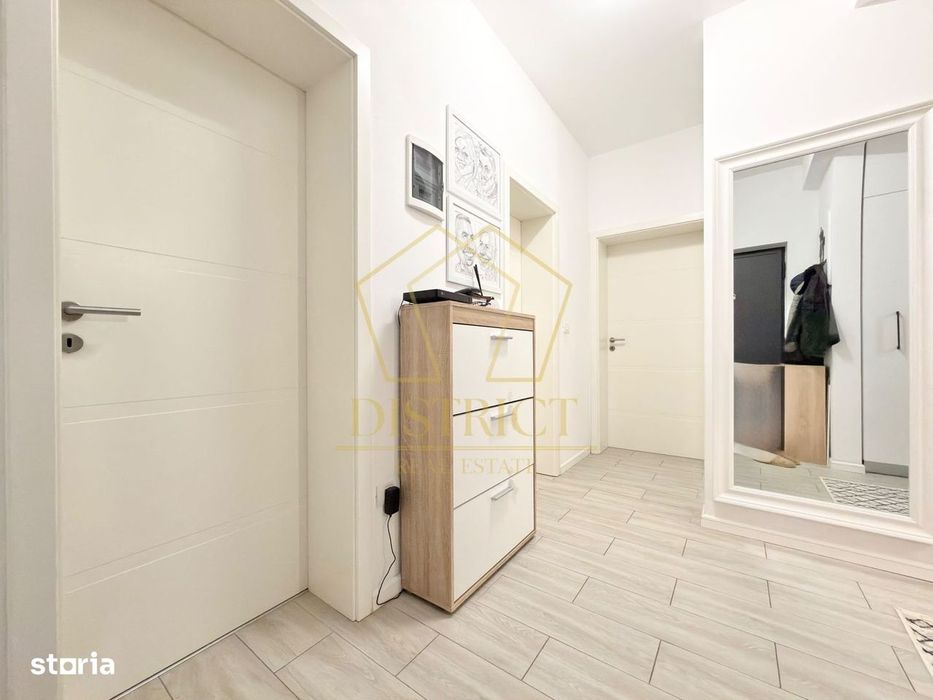 Apartament cu 3 camere mobilat si utlat, 70 mp utili, in Giroc la etaj