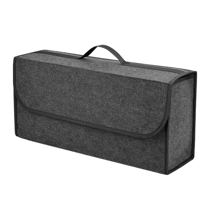 Organizator portbagaj auto pliabil din fetru Geanta robusta 50x15x24cm