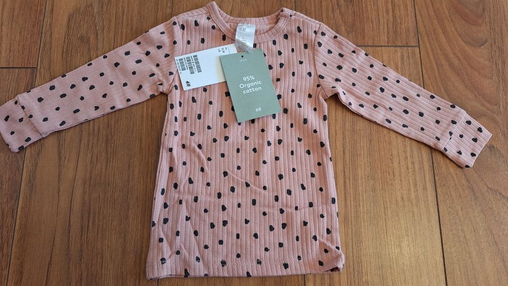 Set 2 bluze H&M, C&A , noi, marime 68, bumbac organic