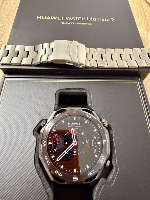 Huawei Watch Ultimate 2 – Black Titanium, stare impecabilă