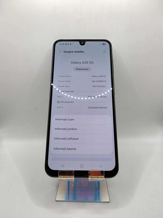 Samsung A26 5G, MEM 128GB, RAM 6GB, Amanet Doamna Ghica, Cod:82001
