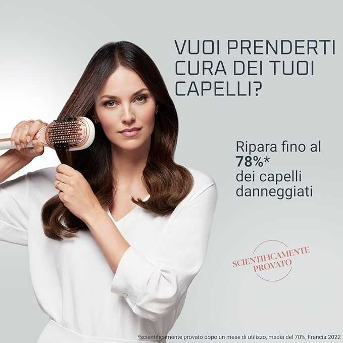Четка за възстановяване на увредена коса Rowenta HAIR THERAPIST CF9920