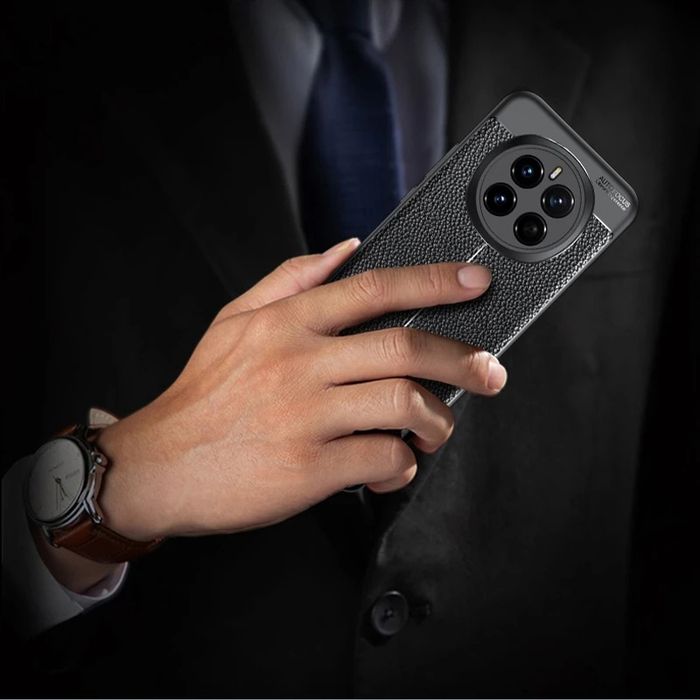 Honor Magic 7 Lite / 7 Pro / Лукс кейс гръб кожена шарка