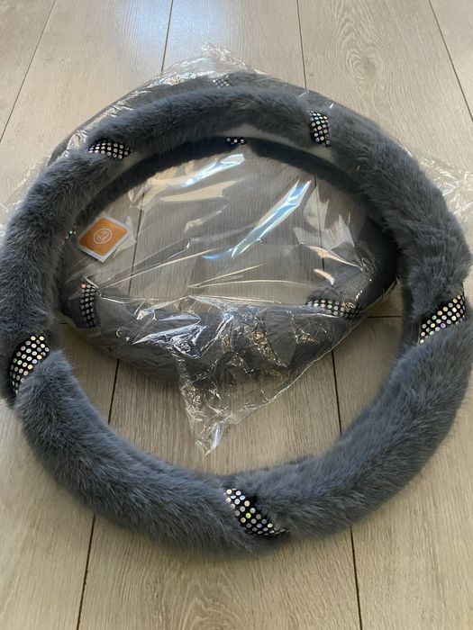 Оплетка на руль меховушка