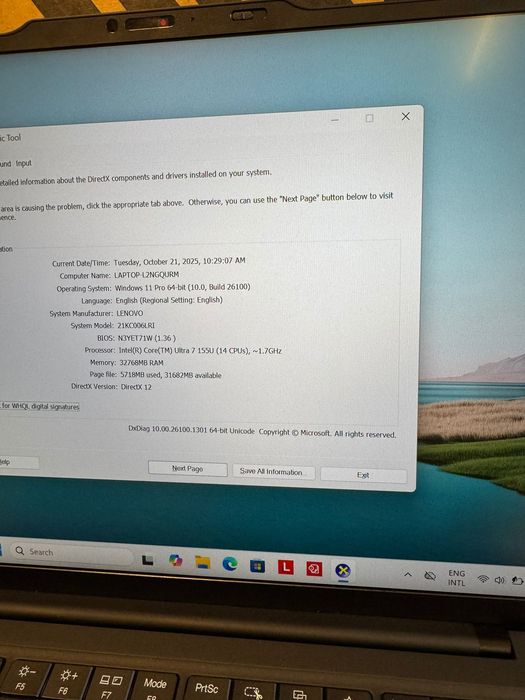 Laptop ultra slim Lenovo X1 Carbon Gen12 Intel Ultra7 32GB, 1TB,ca nou