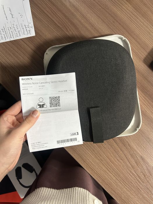 Наушник Sony XM6 черный