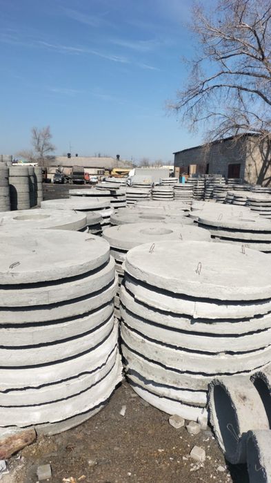 Бетонные кольца Экскаватор погрузчик