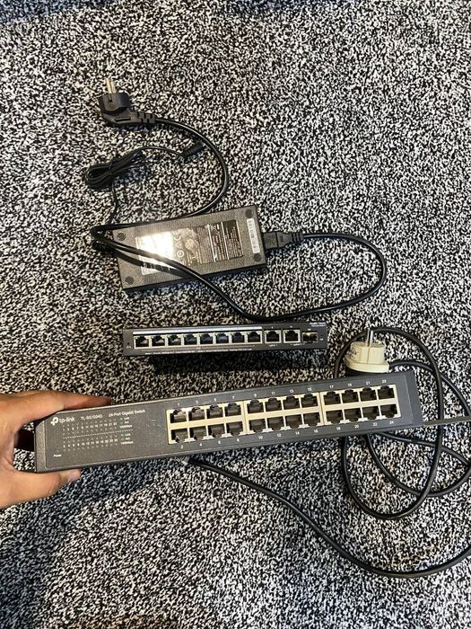 Tp-link 24 port, 8-port 5g intrnet kabel