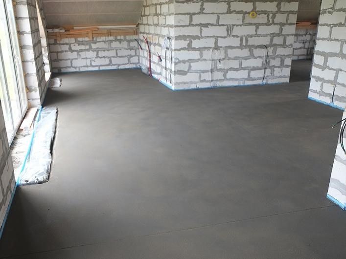 Стяжка пола Полусухая стяжка