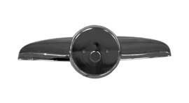Ornament grila radiator Alfa Romeo 159 (939), 09.2005-12.2012, Cromat, Cu Locas Pentru Emblema, 0060690396; 60690396