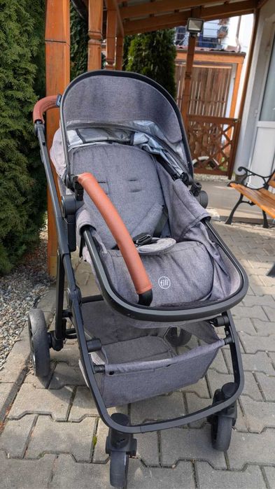Fillikid - Carucior Panther transformabil 3 in 1 Grey