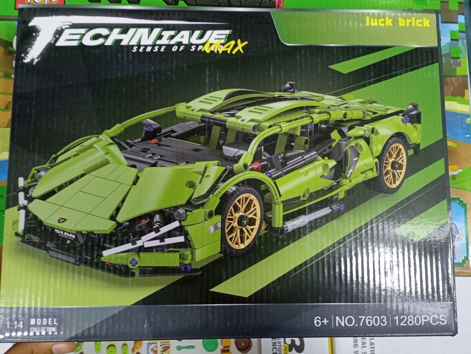Konstruktor Lamborghini Sian Technic (1280 detal) / Yangi Lego analog
