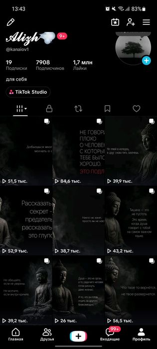 Тикток аккаунт Продается туркестан