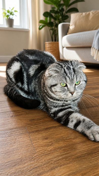 Чистокровный шотландский кот