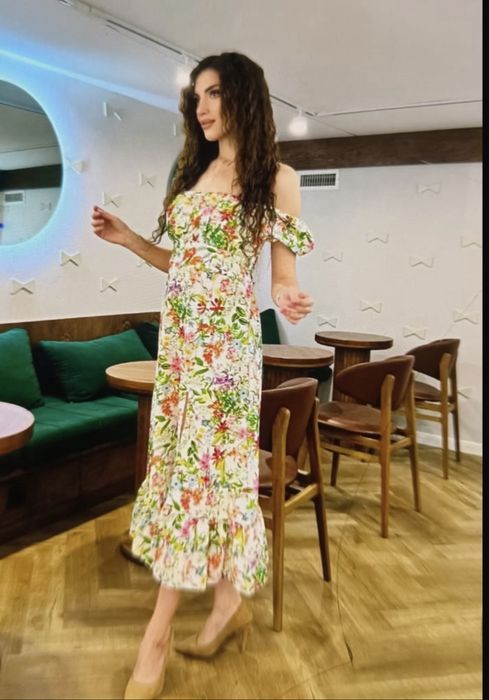 Платье крестьянка, койлек новый