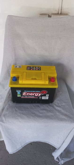 Аккумулятор Energy 75A производство Жиззах для  Captiva,Malibu, 24/7