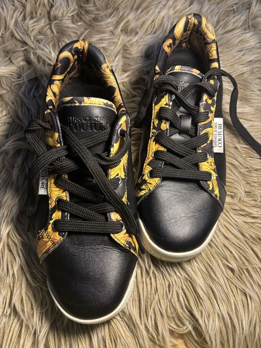Versace Jeans Couture – sneakers negru & auriu
