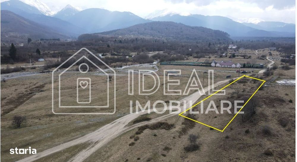 Teren extravilan de vânzare – Cârțișoara | Vedere spre Munții Făgăraș