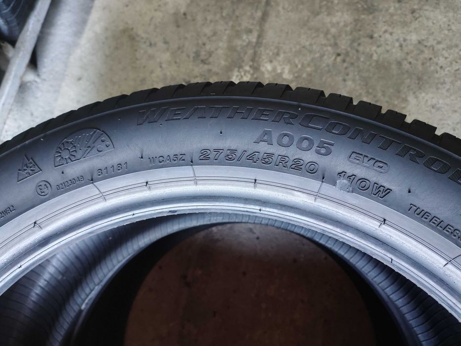 275 45 20,2buc allseason,BRIDGESTONE,dot4521,6mm