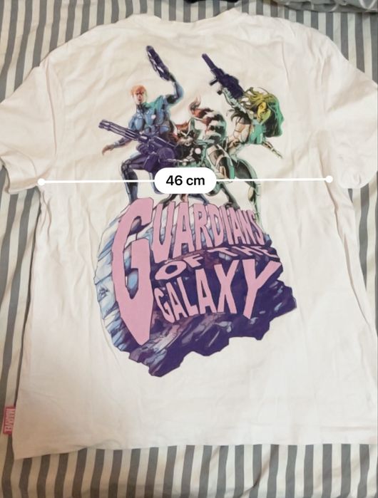 Бяла тениска на Marvel Guardians of The Galaxy