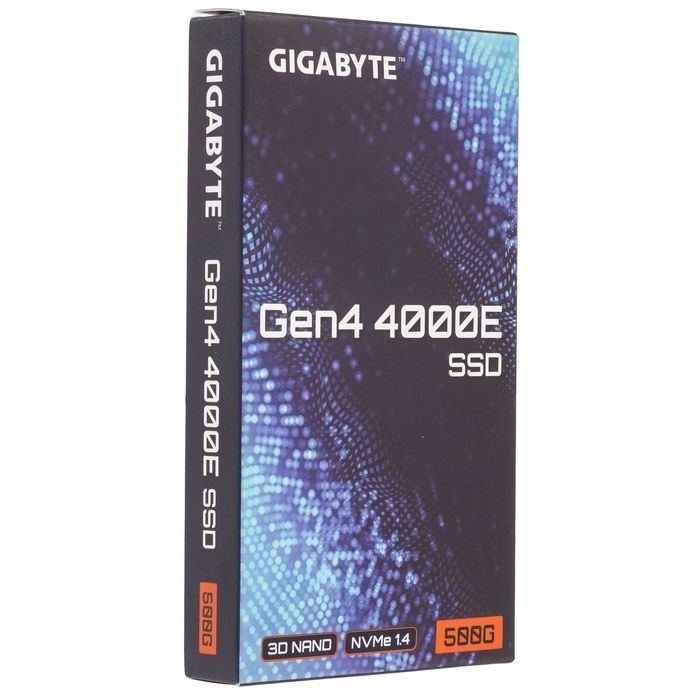 - Твердотельный накопитель SSD M.2 500GB Gigabyte Gen4 400E NVMe