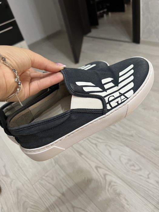 EMPORIO ARMANI Teniși Bleumarin Dama - masura 38