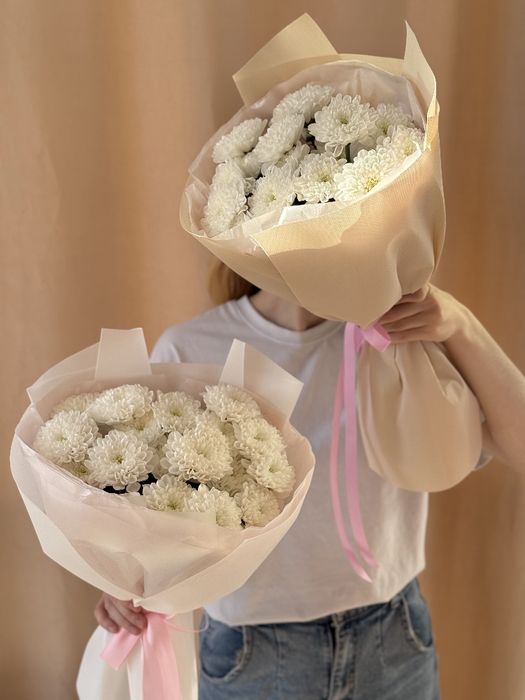 Кустовая хризантема(живая)