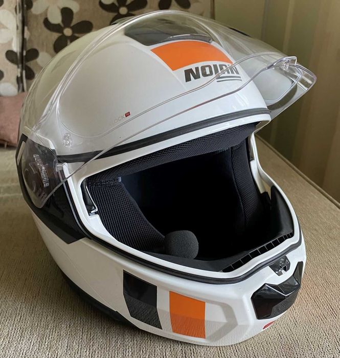 Casca moto NOLAN N90-3 FlipUp cu sistem comunicare N-COM B602R integrat
