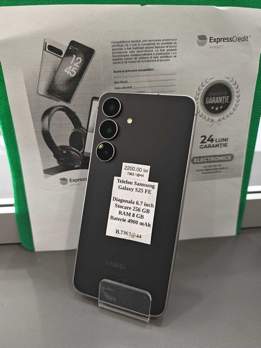 Samsung Galaxy S25 FE 5G 8/256Gb (Ag44 B7363) - Garantie 2 ani!