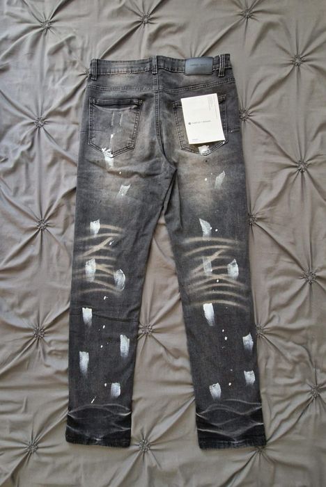 Blugi Purple - Gri - Marimea L - Noi