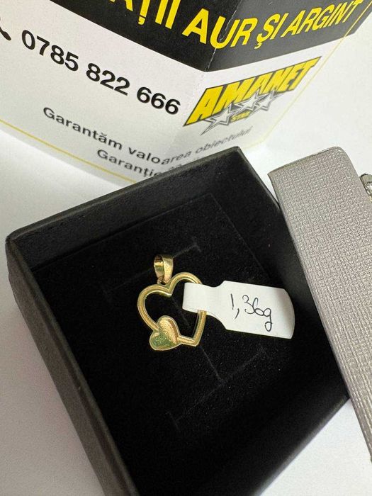 Pandant Inima Aur 14k 1.36gr (cdc)